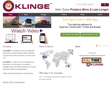 Tablet Screenshot of klinge.com.au